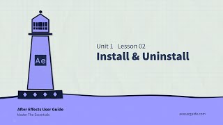 U1L2 How To Install & Uninstall After Effects