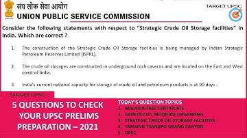8th March 2021 Mock Questions for UPSC Prelims | Useful for all Competitive Exams