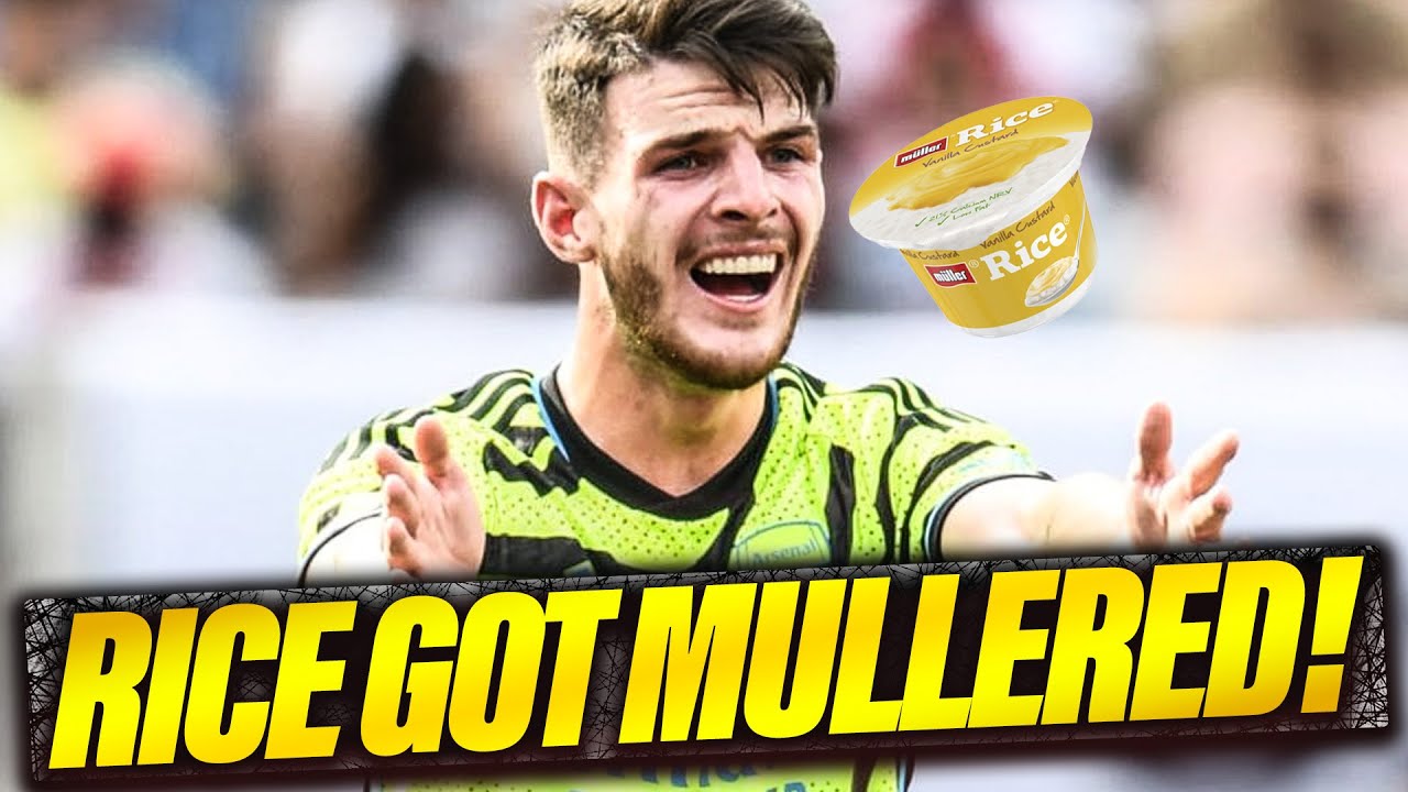 Arsenal Rice Rice Baby RICE RICE BABY GOT MULLERED! FALSE 9 FOR SANCHO? Arsenal 0-2 Manchester ...