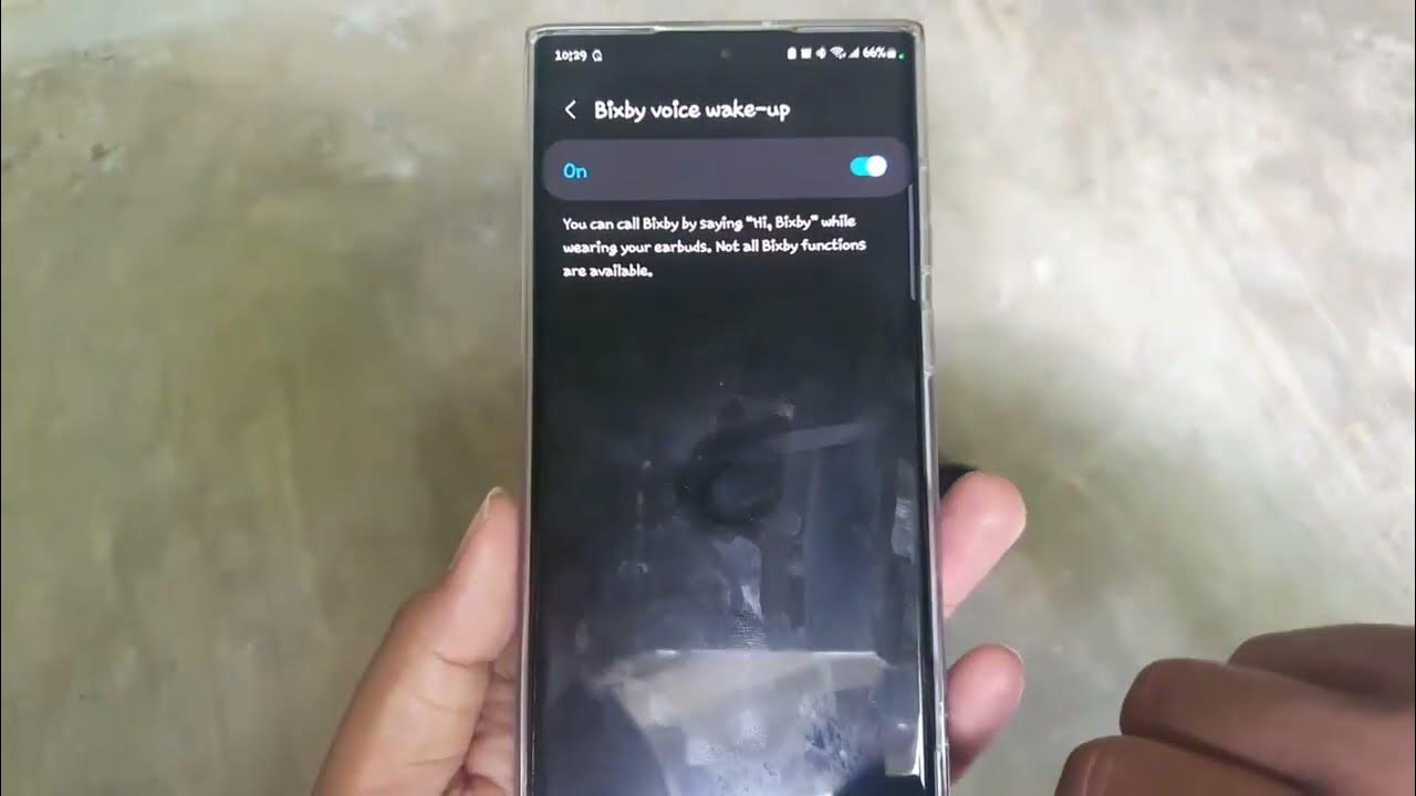 Samsung Galaxy Buds Live How to turn on or off Bixby voice wake up