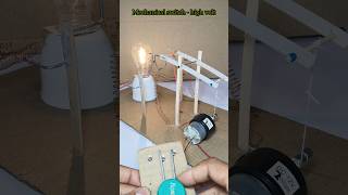 DIY Mechanical switch - high Voltage #project #experimnent #ytshorts