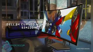 Dell 34 inch curved monitor - YouTube