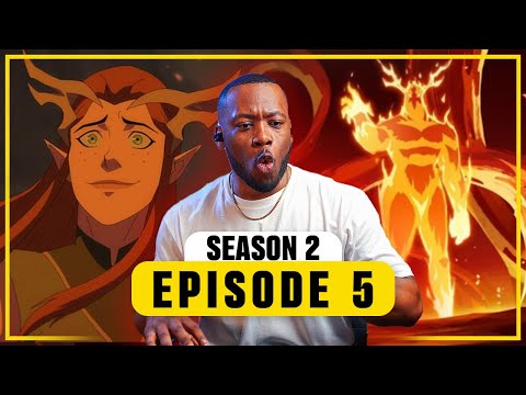 The Legend of Vox Machina Season 2 EPISODE 5 "Pass Through Fire" REACTION | 2X5 "IS THAT??..."