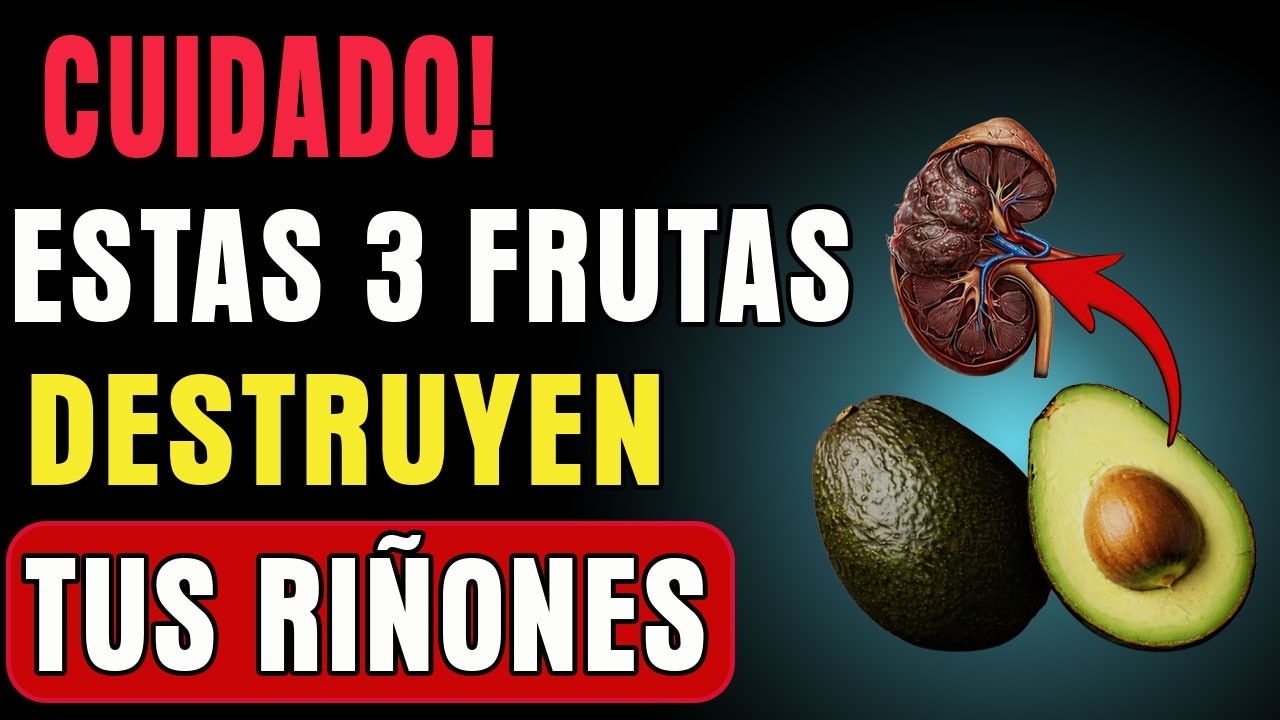 3 FRUTAS que LIMPIAN tus RIÑONES y Reducen la Creatinina (y 3 que los Dañan)