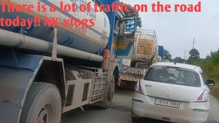 Nk Vlogs There Is A Lot Of Traffic On The Road Today