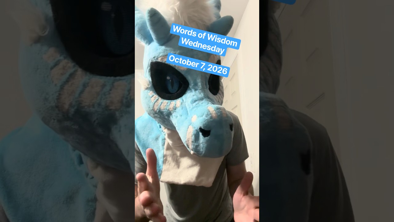 Michigan Anthro Weekend was amazing! - Words of Wisdom Wednesday #furry #fursuit #dragon #furries