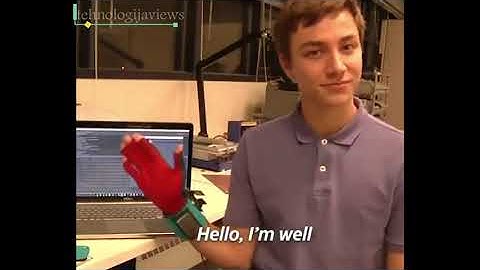 Gloves That Translate Sign Language