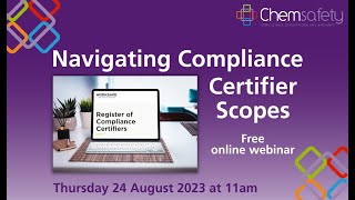 Navigating Compliance Certifier Scopes Webinar