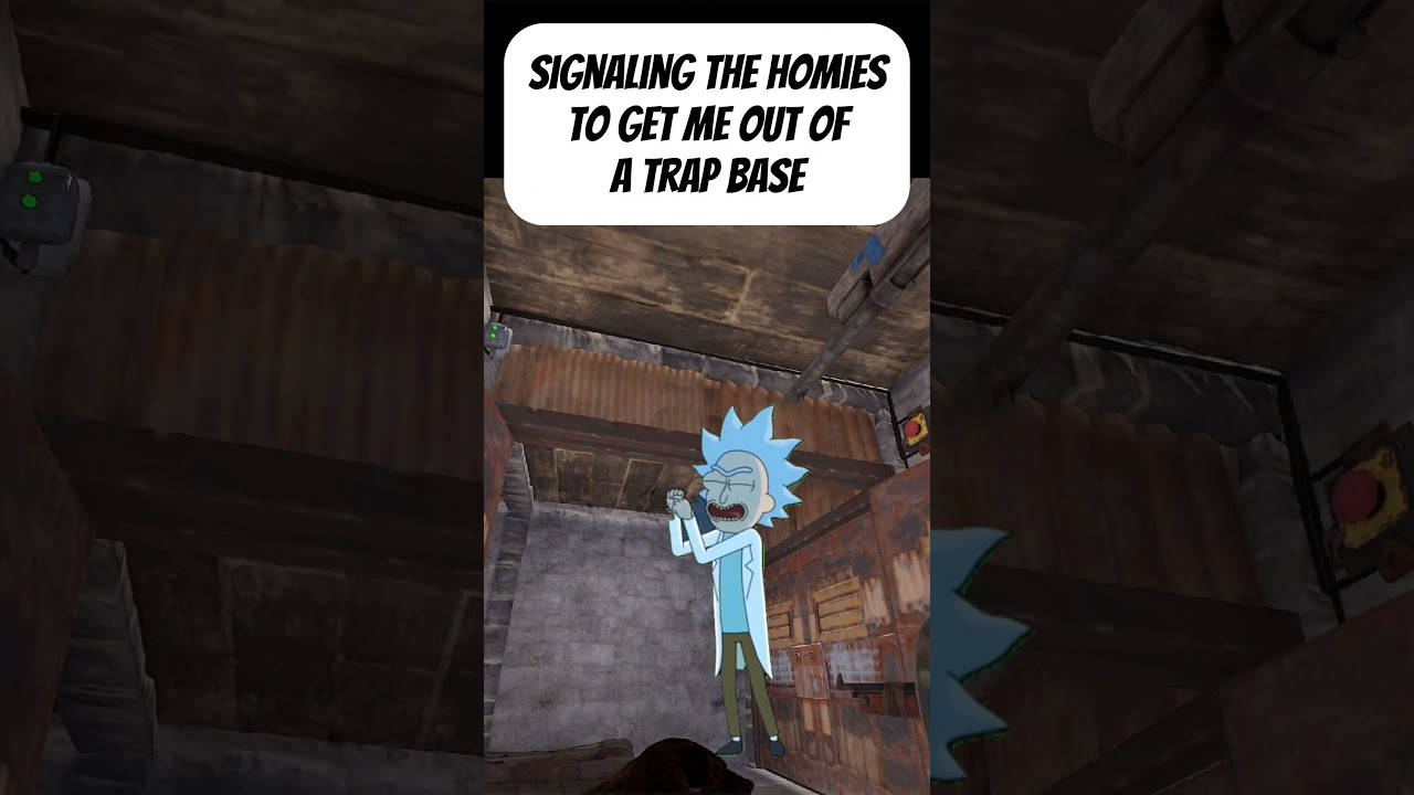 Signaling the homies to come save me from a trap base