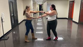 Dance Lab 12/2/22 - Country Two Step - The Maqueska (Tunnel and Face Loop)