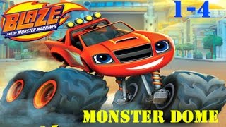 BLAZE and The MONSTER MACHINES Monster Dome Level 1-4 - Nickelodeon IOS / Android App For Kids screenshot 5