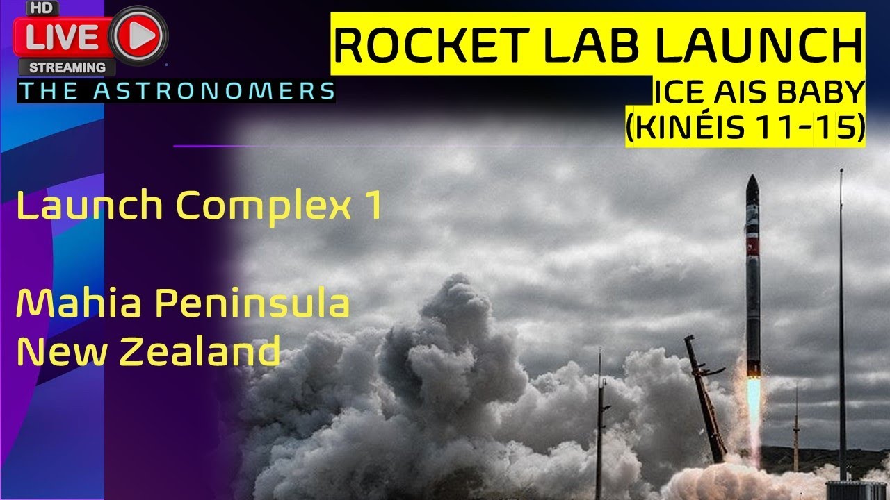 ROCKET LAB Launches Kineis 11-15 Nanosats from New Zealand!