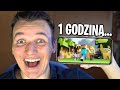 GRAM w MINECRAFT PRZEZ 1 GODZINĘ...
