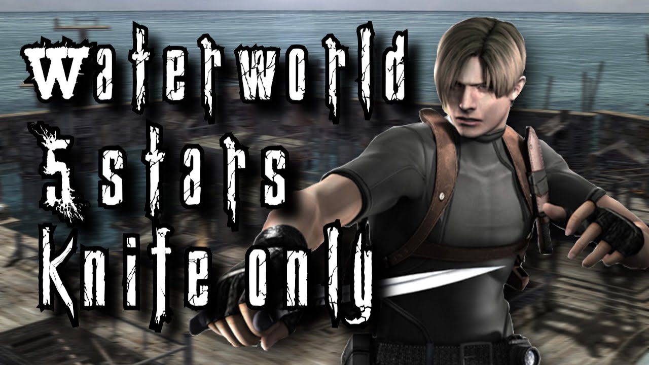 RE4 Mercenaries Leon Waterworld 5 Stars Knife Only YouTube