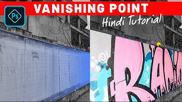 Add Graphics to Complex Perspectives in Photoshop! Vanishing Point Hindi Tutorial
