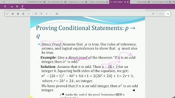 Proving Conditional Statements 2