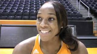 Glory Johnson talks about her role as a senior member of the Lady Vols team