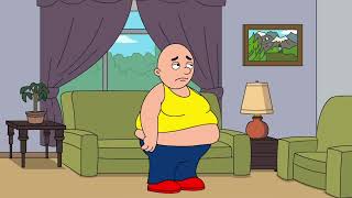 Caillou Goes to Burger King and Orders 10 triple whoppers / Gets grounded / spanked!￼