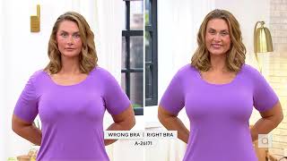Breezies Air Effects Breathable UW or WF Tshirt Bra on QVC