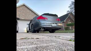 G37 Sedan Full Z1 single exit exhaust!