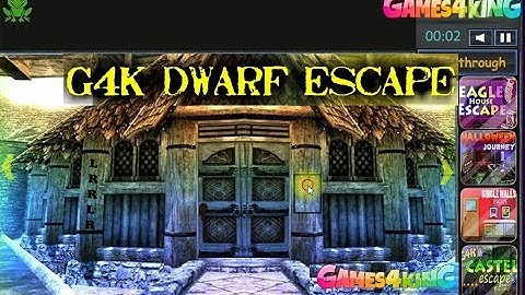 G4K Dwarf Escape walkthrough..
