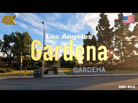 [4K] Los Angeles 🇺🇸, Gardena California  USA in Dec 2022 - Drive
