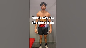 Why you SHOULDN’T TRAIN LEGS #bodybuilding #fitness #fitnessshorts #workout #gym #weightlifting
