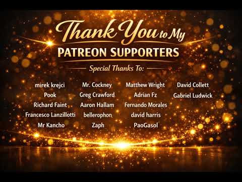 Thanks to my Patreon Supporters