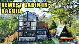 Baguio Glass Cabin  Cabin In The Pines  Airbnb In Baguio City Philippines Vlog