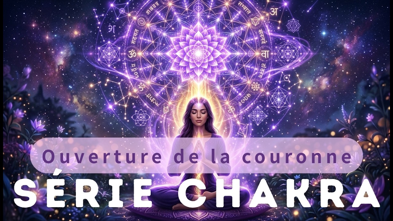Ouverture du chakra couronne l Langage de lumière I Activation de l'ADN I Code de lumière