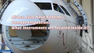Check out the damage of a birdstrike on the Radome !Lets also checkout the instruments inside it