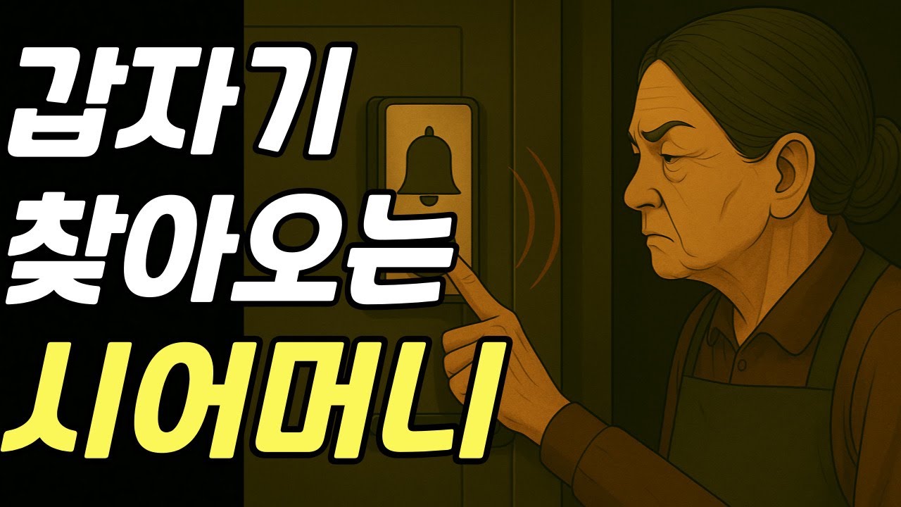 갑자기 찾아오는 시어머니 | 시댁 이야기 | 사람 사는 이야기
