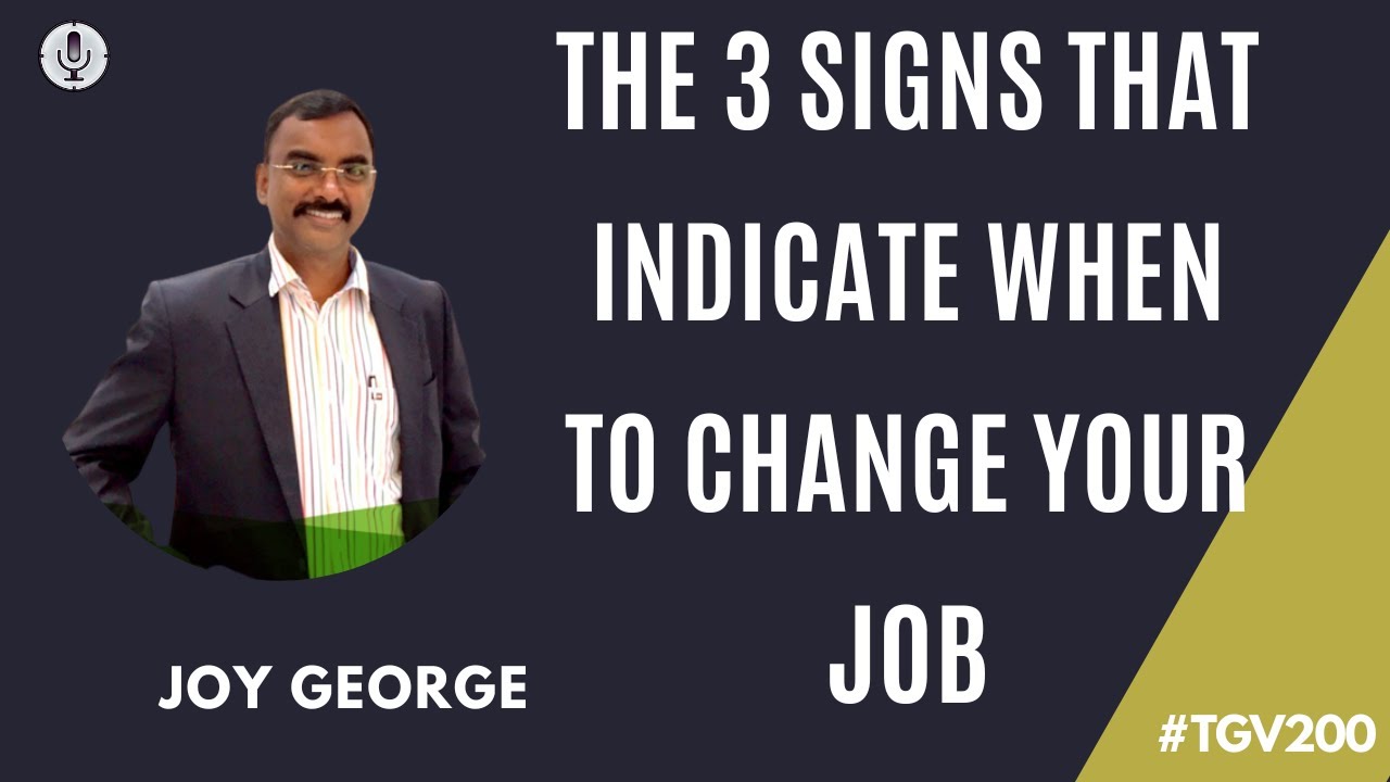 The meaningfulness and meaninglessness of a job change | Joy George | 