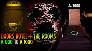 ROBLOX DOORS HOTEL+ SECRET ROOMS [A-000 to A-1000] Full Walkthrough