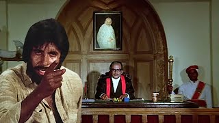 Yes, I committed murder, this court cannot do any harm to me. Awesome scene of Amit ji Andha Kanoon Movie