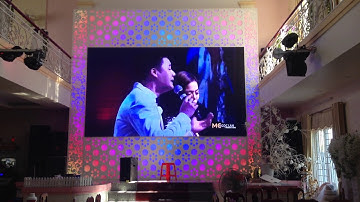 Màn hình led P5 tại nhà hàng tiệc cưới Quê Hương - Quảng Cáo Lê Dương - Quảng Bình - 0981 312 234