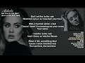 Adele - Set Fire To The Rain - Live at The Royal Albert Hall (Lyrics) PLEASE SUBSCRIBE :)