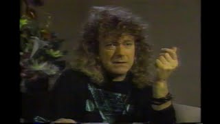 Robert Plant interview on Led Zeppelin and solo singing - Stagepass Vol 5 12/22/90 Michael Stanley