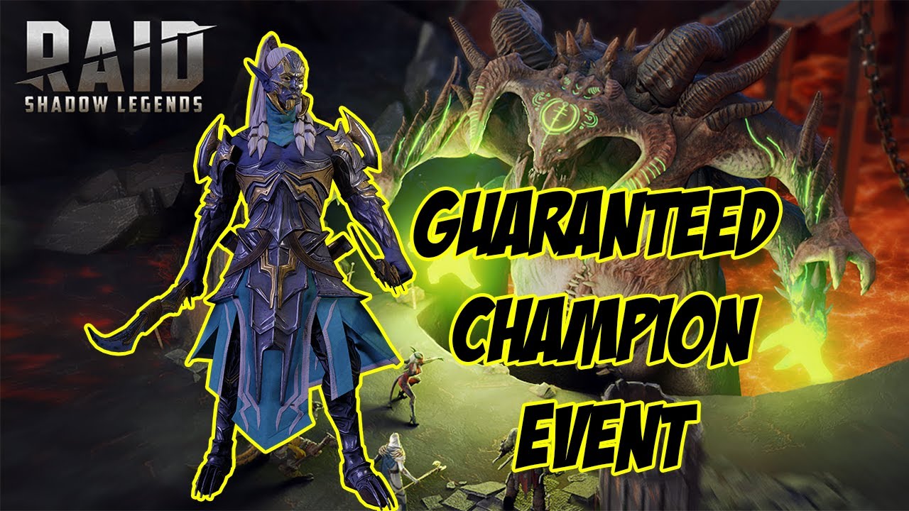 Guaranteed Champion Event! CvC RAID Shadow Legends YouTube