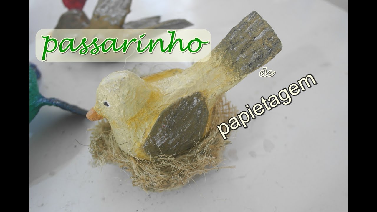passarinho de papietagem