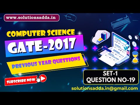 TOC | Context Free Language | CS GATE PYQs | GATE 2017 Set-1 Solutions|Solutions Adda | Q19|GATE2022