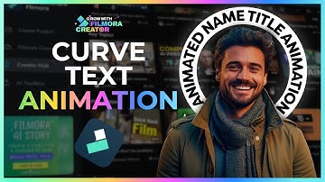 New Curve Text Animation On Filmora 13