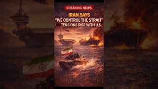 🚨Breaking News: Strait of Hormuz Crisis: Iran Issues Bold Warning to U.S.