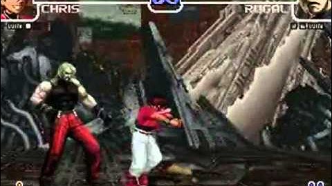 Orochi Chris vs Omega Rugal - KOF 2002