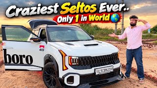 ऐसी Kia Seltos कभी सपने में भी नहीं देखी होगी 😈 ONLY ONE IN WORLD !! 👑