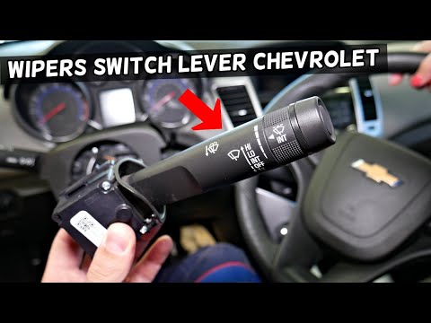 WINDSHIELD WIPERS SWITCH LEVER REPLACEMENT REMOVAL CHEVROLET CRUZE SONIC EQUINOX MALIBU TRAX CAMARO