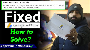 Getting Your Site Ready to Show Ads || Google Adsense Approval Pending Problem FIXED