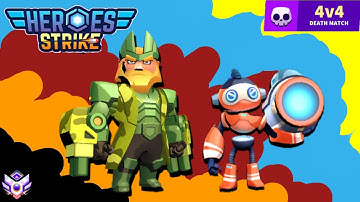 Heroes Strike - Gameplay Walkthrough Part 47 - Bathos & Destroid Deathmatch (iOS, Android)