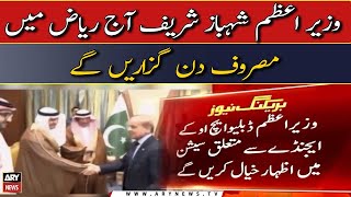 PM Shehbaz Sharif will spent busy day in Riyadh