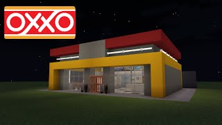 Minecraft How To Build A Convenience Store | Oxxo